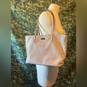 NWOT Kate Spade Hayden tote bag, looks light gray, almost lavender.